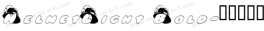 HelmetLight Bold字体转换